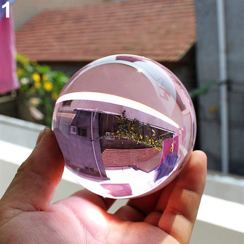 Creative 60mm Artificial Crystal Lucky Ball Transparent Sphere Home Decorations