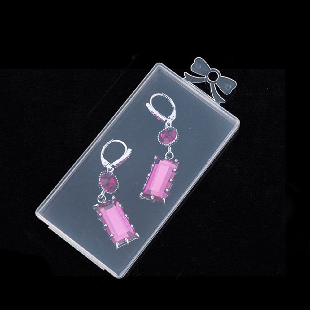 Plastic Container Makeup Storage Case Box for Powder Puff False Eyelash Jewelry