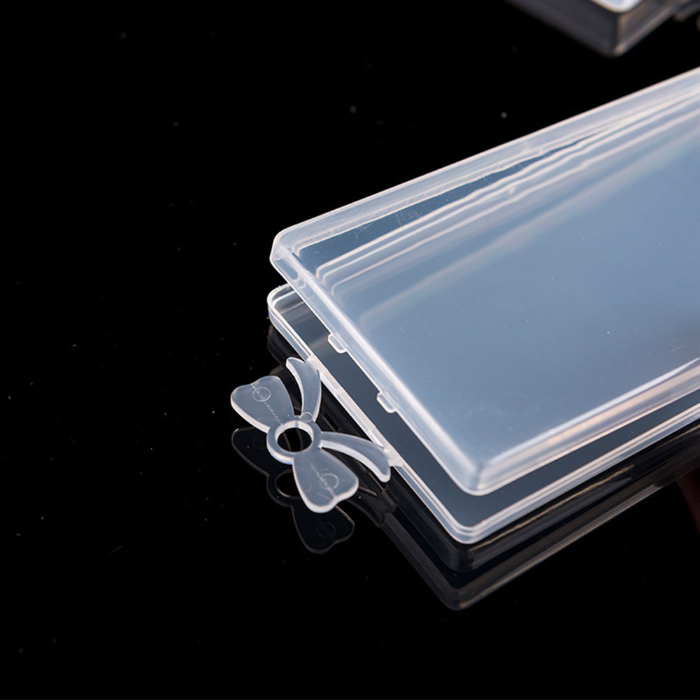 Plastic Container Makeup Storage Case Box for Powder Puff False Eyelash Jewelry
