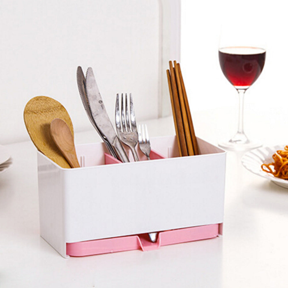 Tablewear Kitchen Tool Chopstick Spoon Fork Containers Keeper Three Slot Tool