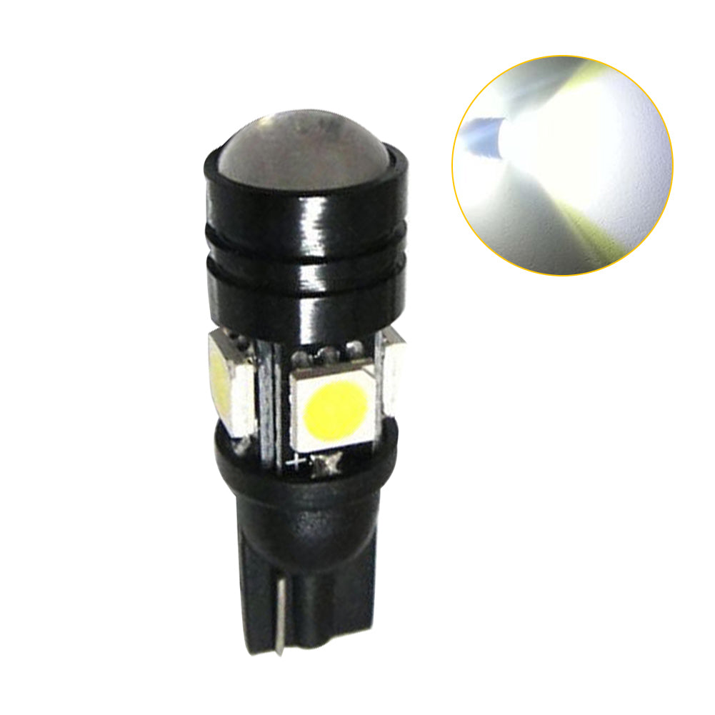 2Pcs 12V T10 LED Light Bulb with COB Projector Auto Car Vehicle Width Lamp