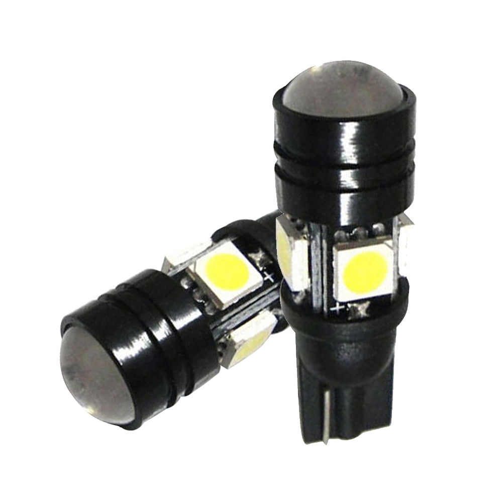 2Pcs 12V T10 LED Light Bulb with COB Projector Auto Car Vehicle Width Lamp