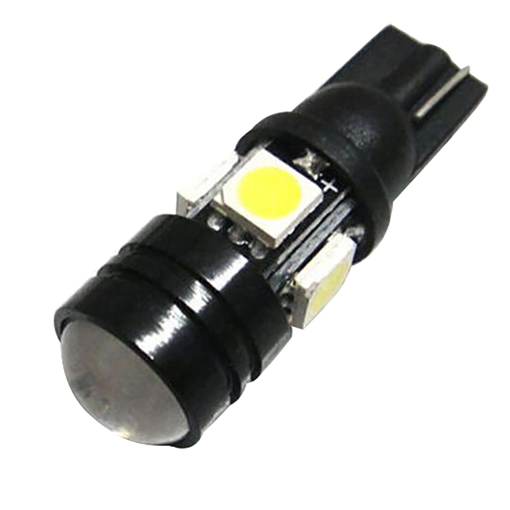 2Pcs 12V T10 LED Light Bulb with COB Projector Auto Car Vehicle Width Lamp