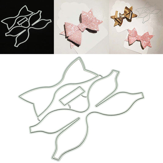 Bowknot Shape Metal Cutting Die Embossing DIY Scrapbook Album Cards Stencil