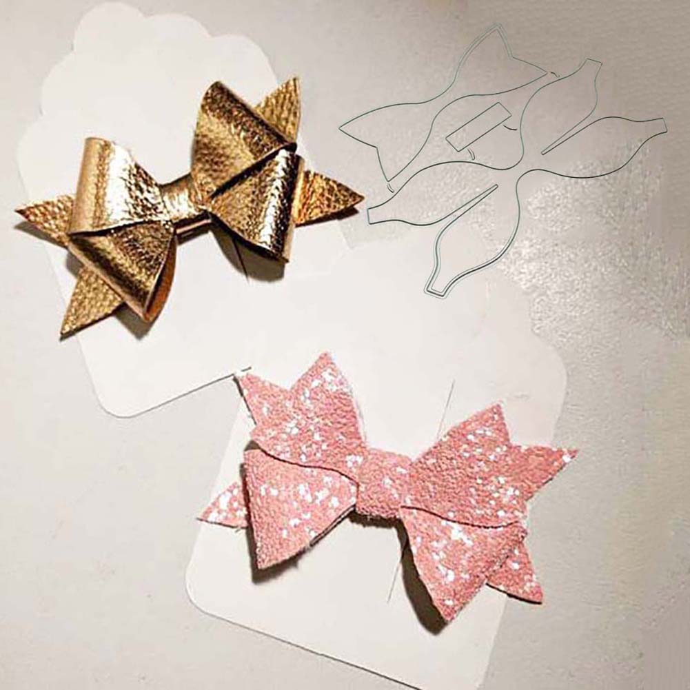 Bowknot Shape Metal Cutting Die Embossing DIY Scrapbook Album Cards Stencil