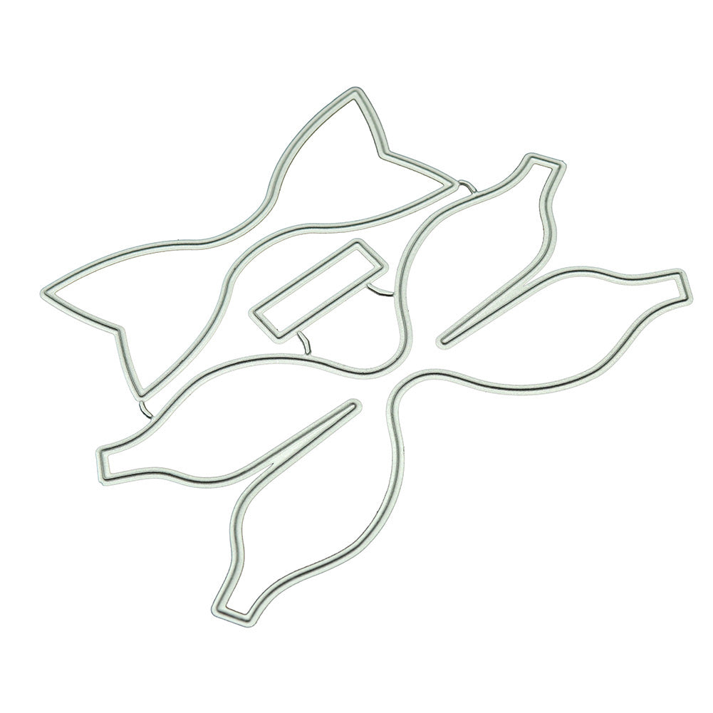 Bowknot Shape Metal Cutting Die Embossing DIY Scrapbook Album Cards Stencil