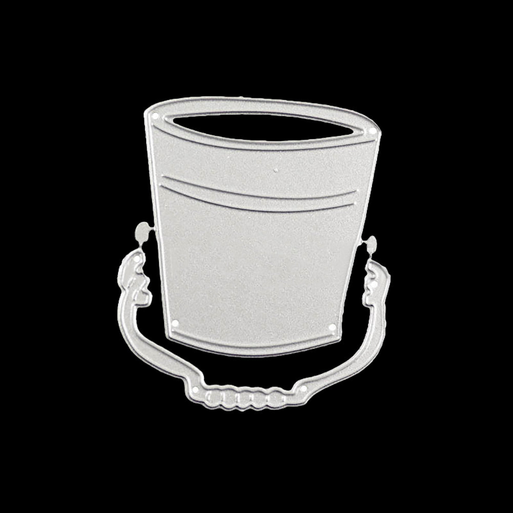 DIY Bucket Design Cutting Die Stencil Scrapbooking Paper Cards Album Craft Decor