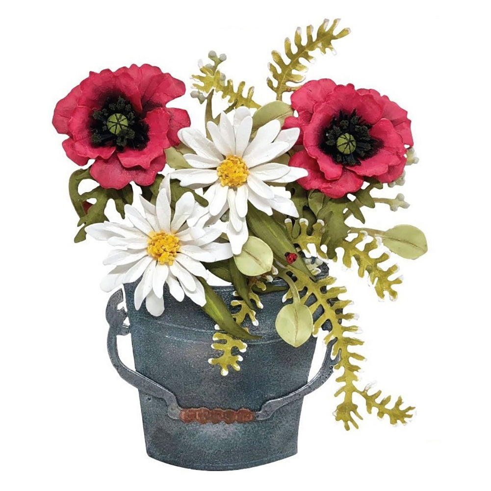 DIY Bucket Design Cutting Die Stencil Scrapbooking Paper Cards Album Craft Decor