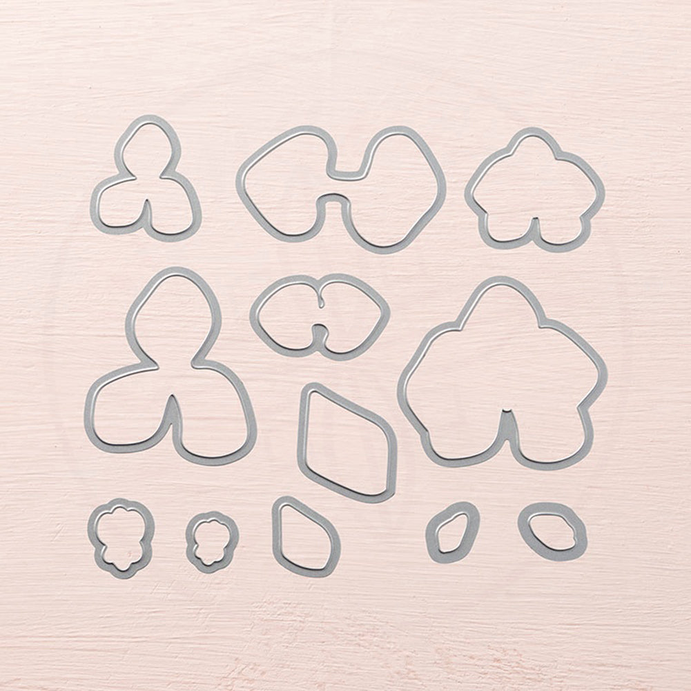Climbing Orchid Flowers Cutting Dies Embossing Stencil Scrapbook Card DIY Decor