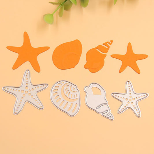 Conch Starfish Cutting Dies Stencils DIY Scrapbooking Embossing Paper Card Craft
