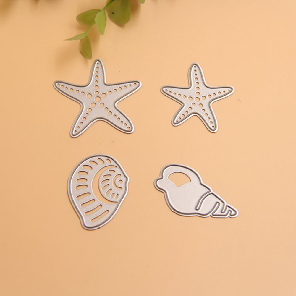 Conch Starfish Cutting Dies Stencils DIY Scrapbooking Embossing Paper Card Craft