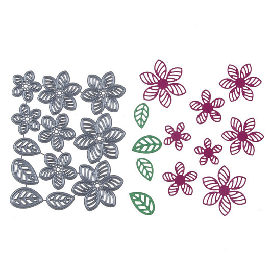 Flower Floral Shape Metal Cutting Dies Card Scrapbooking Embossing Stencil
