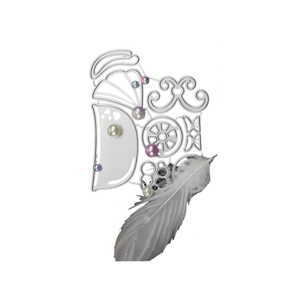 DIY Paper Art Cutter Baby Bath Tub Cradle Card Scrapbook Handcrafts Cutting Dies