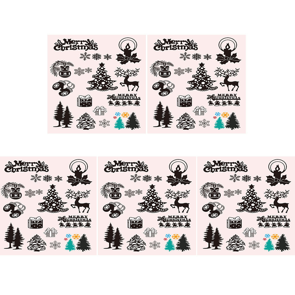 Christmas Tree House Elk DIY Stamp Paper Cards Album Scrapbooking Decor Stamper