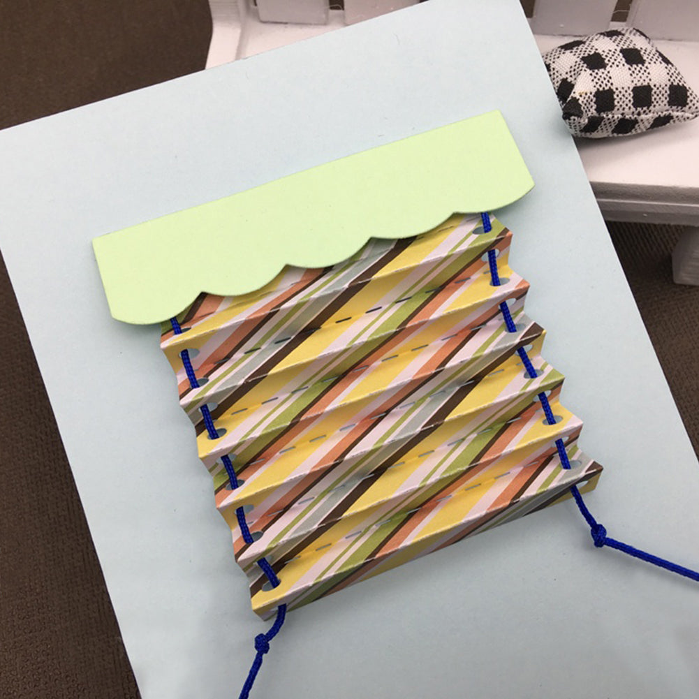 Window Curtain Stencil Metal Cutting Die Set DIY Scrapbooking Paper Card Craft