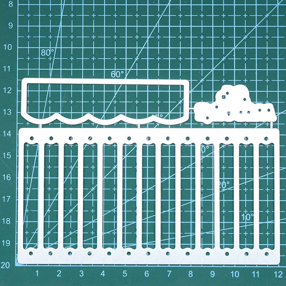 Window Curtain Stencil Metal Cutting Die Set DIY Scrapbooking Paper Card Craft