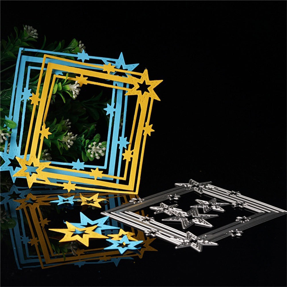 Fashion Star Photo Frame Steel Cutting Die Photo Album Art Card DIY Craft Mold