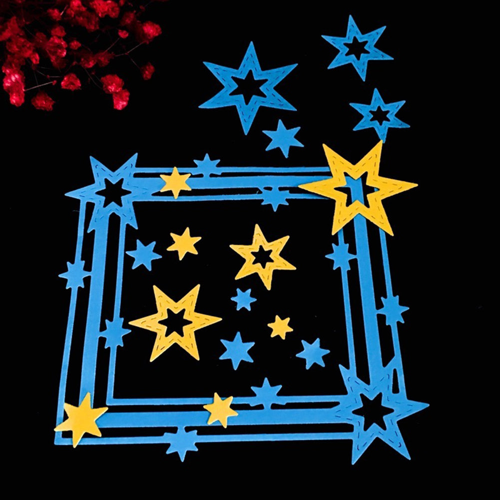 Fashion Star Photo Frame Steel Cutting Die Photo Album Art Card DIY Craft Mold