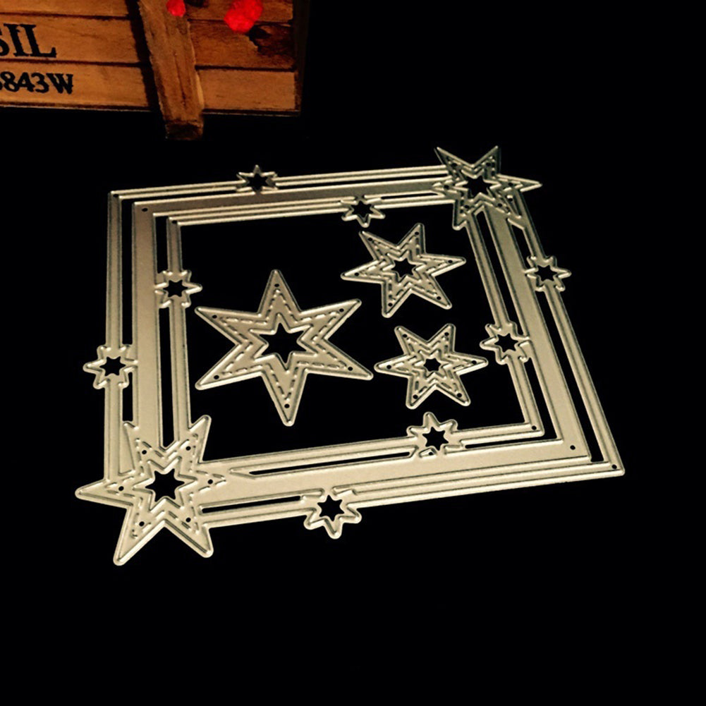 Fashion Star Photo Frame Steel Cutting Die Photo Album Art Card DIY Craft Mold