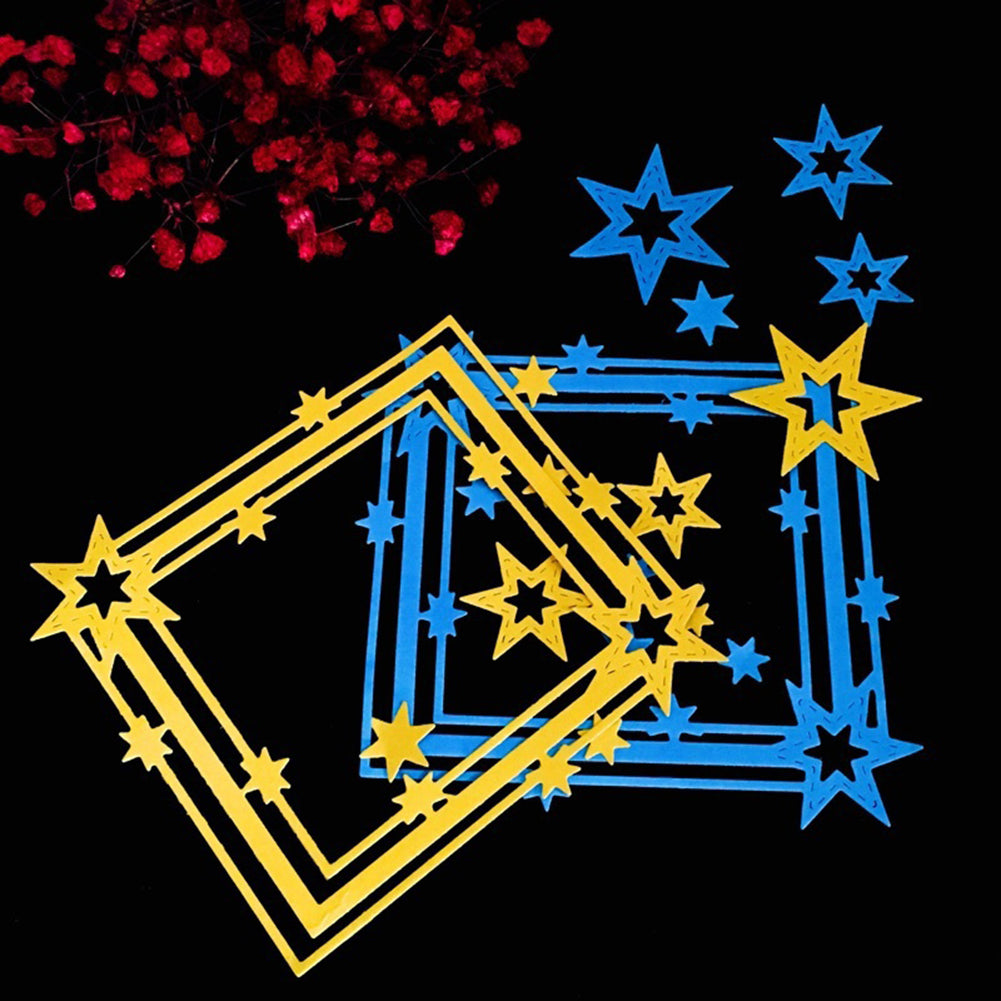 Fashion Star Photo Frame Steel Cutting Die Photo Album Art Card DIY Craft Mold