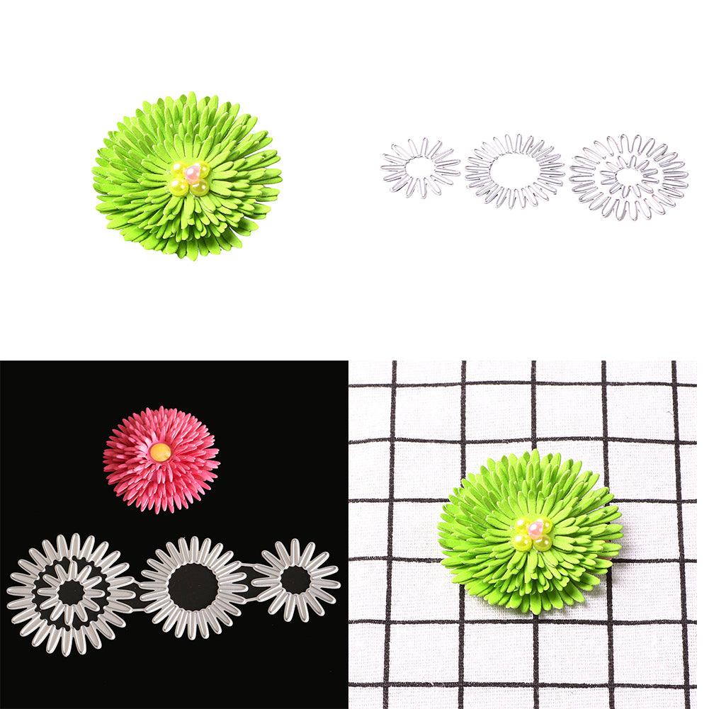 Fashion Flower Metal Stencil Cutting Die for Album Scrapbooking DIY Card Making