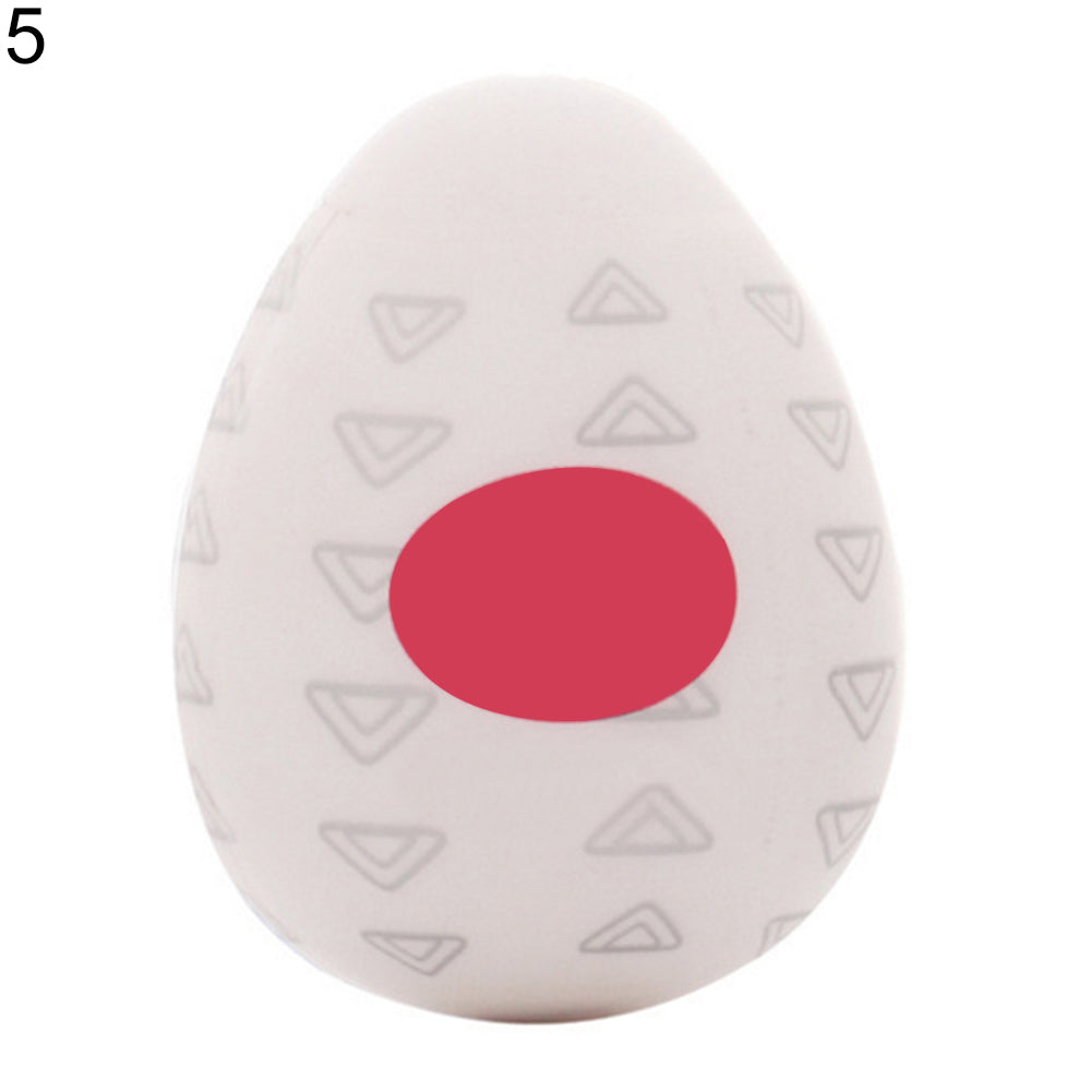 Men Sex Toy Portable Soft Masturbator Mold Egg Silicone Massager Aircraft Gift