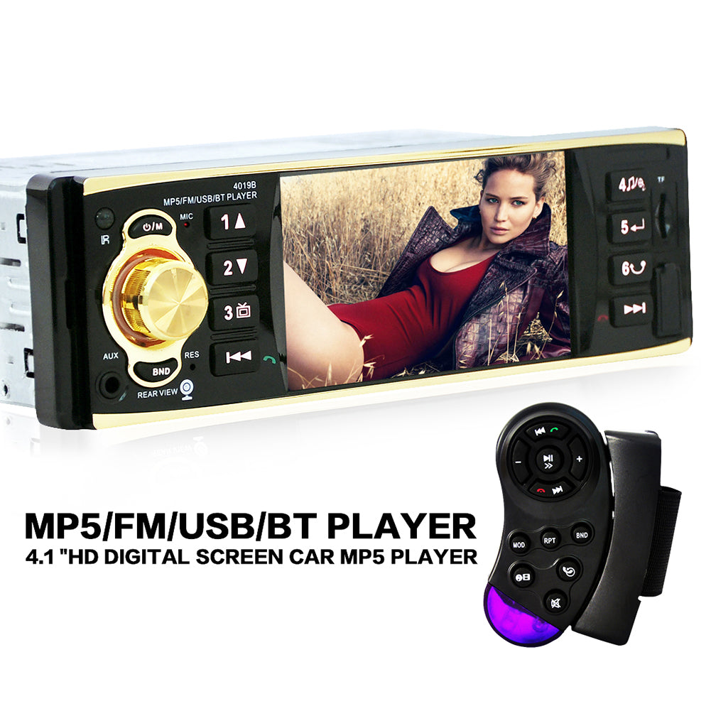 HD 1080P TFT Car Bluetooth MP5 Player with Camera Steering Wheel Remote Control