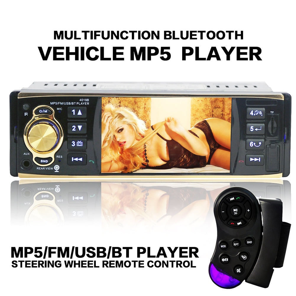 HD 1080P TFT Car Bluetooth MP5 Player with Camera Steering Wheel Remote Control