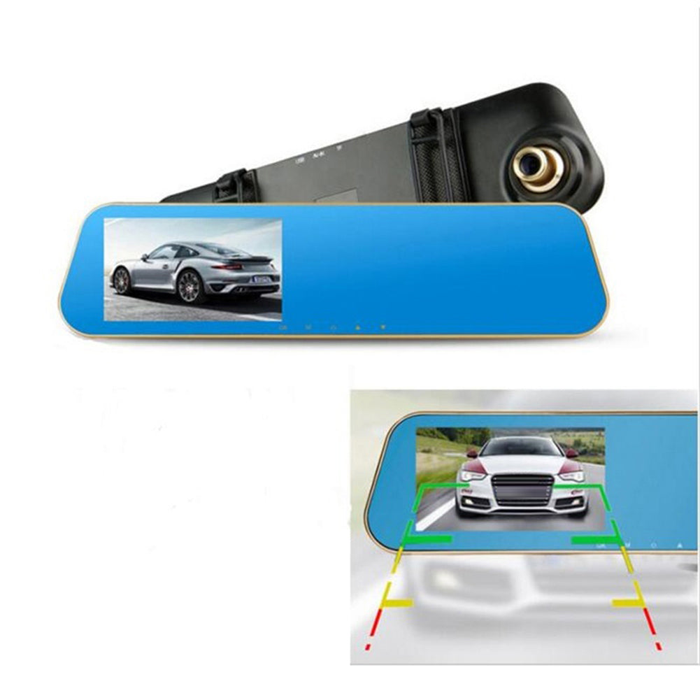 HD Cam 4.3inch Car DVR Camera 1080x720P Rearview Video Recorder Parking Monitor