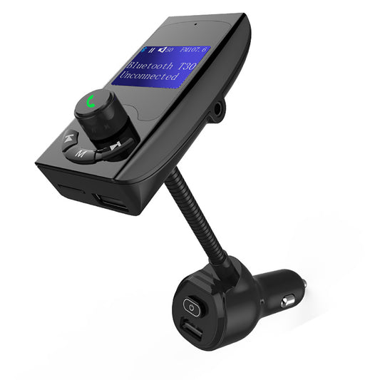 Portable Bluetooth Handsfree Kit FM Transmitter Dual USB Car MP3 Player Charger