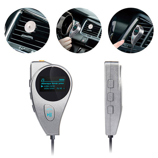 Car Auto Stereo Audio In-Dash Aux Input Receiver Hands-free MP3 FM Radio Player