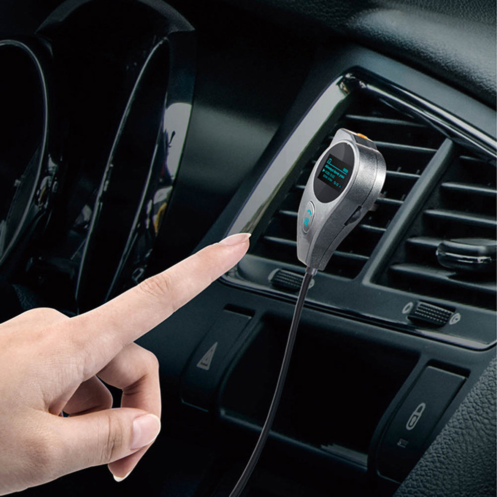 Car Auto Stereo Audio In-Dash Aux Input Receiver Hands-free MP3 FM Radio Player
