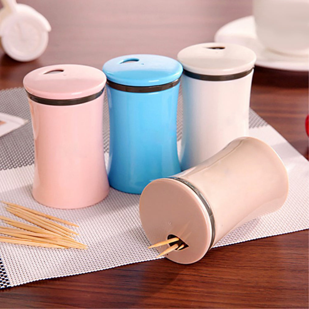 Concise Glossy Surface Toothpick Container Box Case Holder Home Restaurant Decor