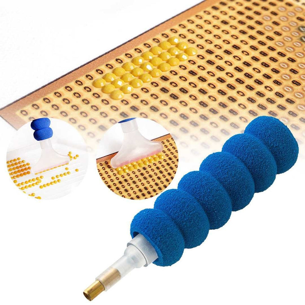 5Pcs DIY 5D Diamond Painting Tools Kit Tweezers Drill Pen Plastic Tray Mud Set