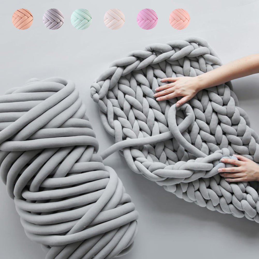 250g DIY Soft Scarf Sweater Blanket Thick Yarn Ball Hand Knitting Crochet Gift