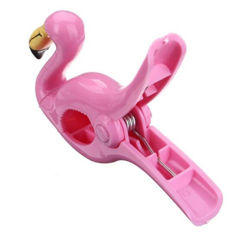Towel Clips Hanger Flamingo Clothes Grip Clothespin Portable Beach Accessory