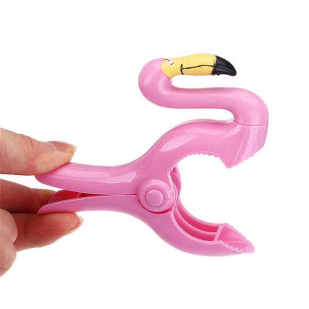 Towel Clips Hanger Flamingo Clothes Grip Clothespin Portable Beach Accessory