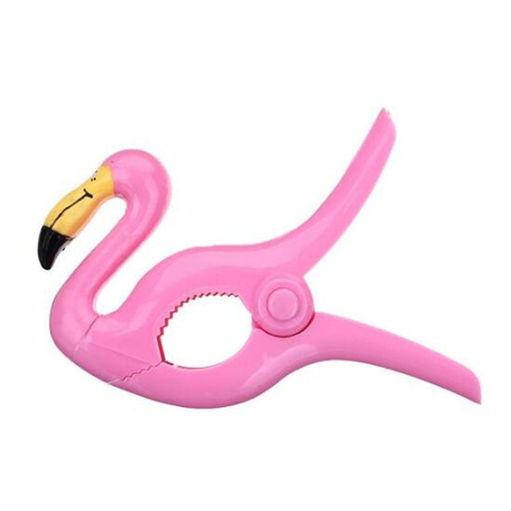 Towel Clips Hanger Flamingo Clothes Grip Clothespin Portable Beach Accessory