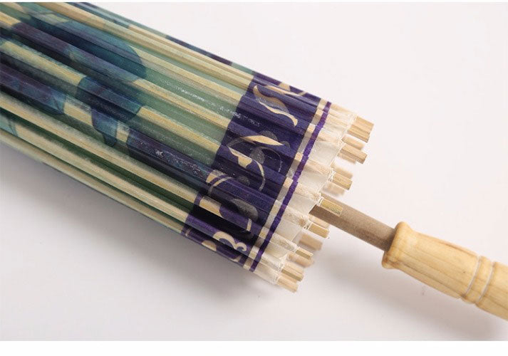 Handmade Oiled Paper Umbrella Bamboo Wooden Decorative Umbrella Women Classical Japanese Chinese Style Guarda Chuva