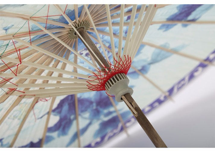 Handmade Oiled Paper Umbrella Bamboo Wooden Decorative Umbrella Women Classical Japanese Chinese Style Guarda Chuva
