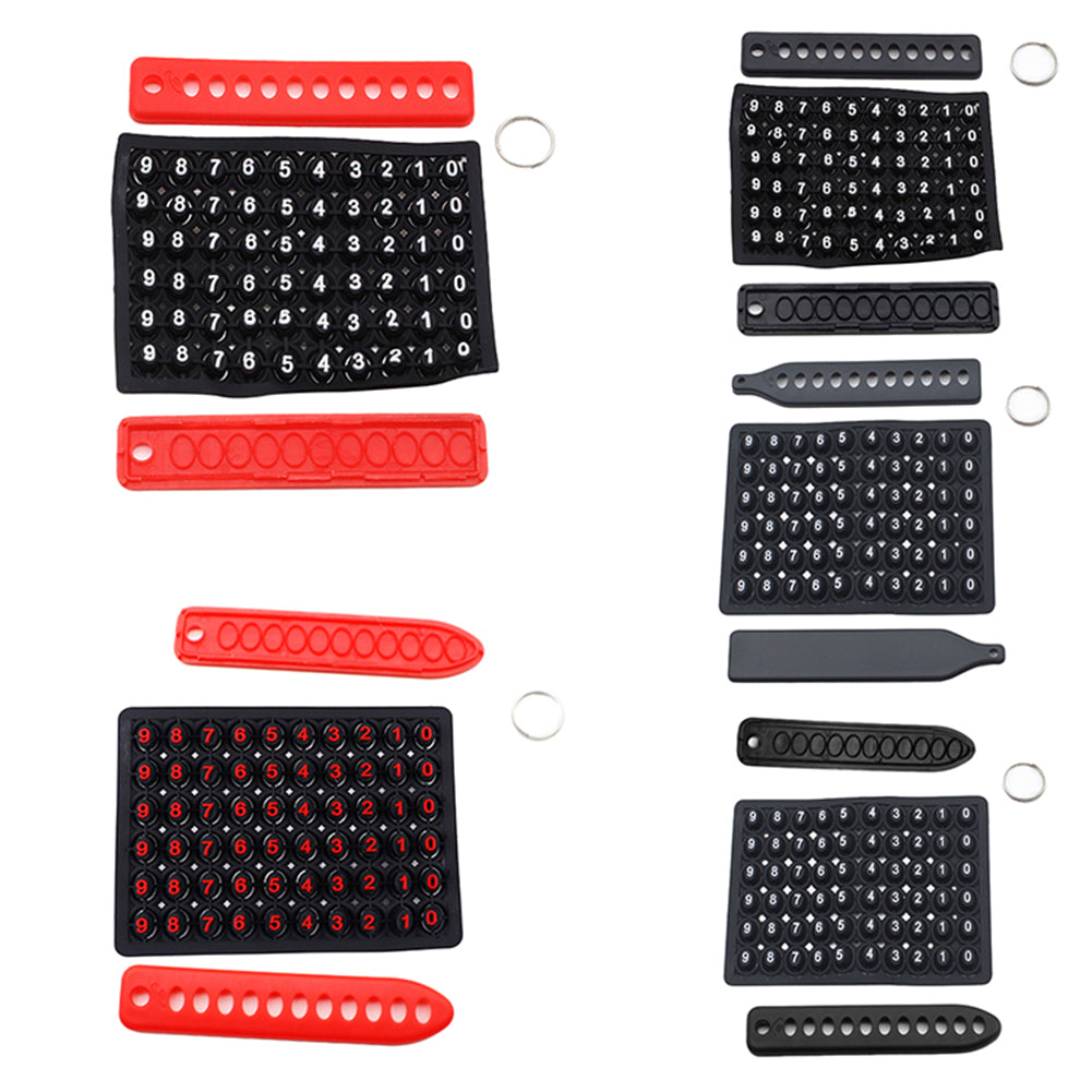 DIY Anti-Lost Phone Number Mark Keychain Pendant Car Key Handbag Hanging Decor