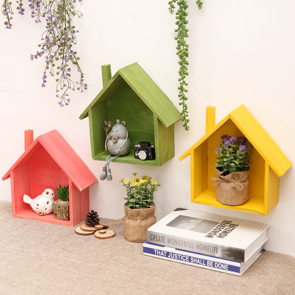 Multi-functional Storage Racks Small House Home Office Decor Wall Bedroom Shelf