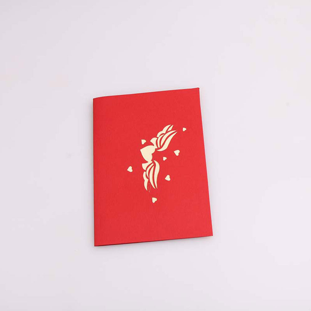 Creative 3D Pop Up Love Heart Greeting Card Birthday Valentine's Day Gift