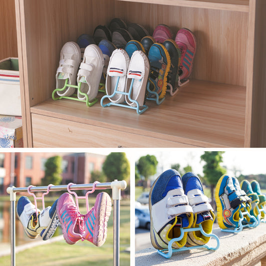 Fashion Removable Shoe Holder Stand Space-saving Home Hanging Storage Organizer