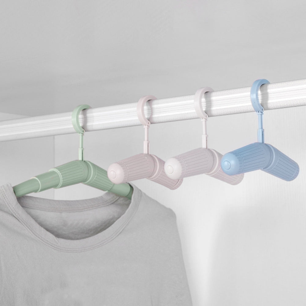 Portable Stretch Hanging Bathroom Wardrobe Towel Hanger Travel Anti-slip Tool