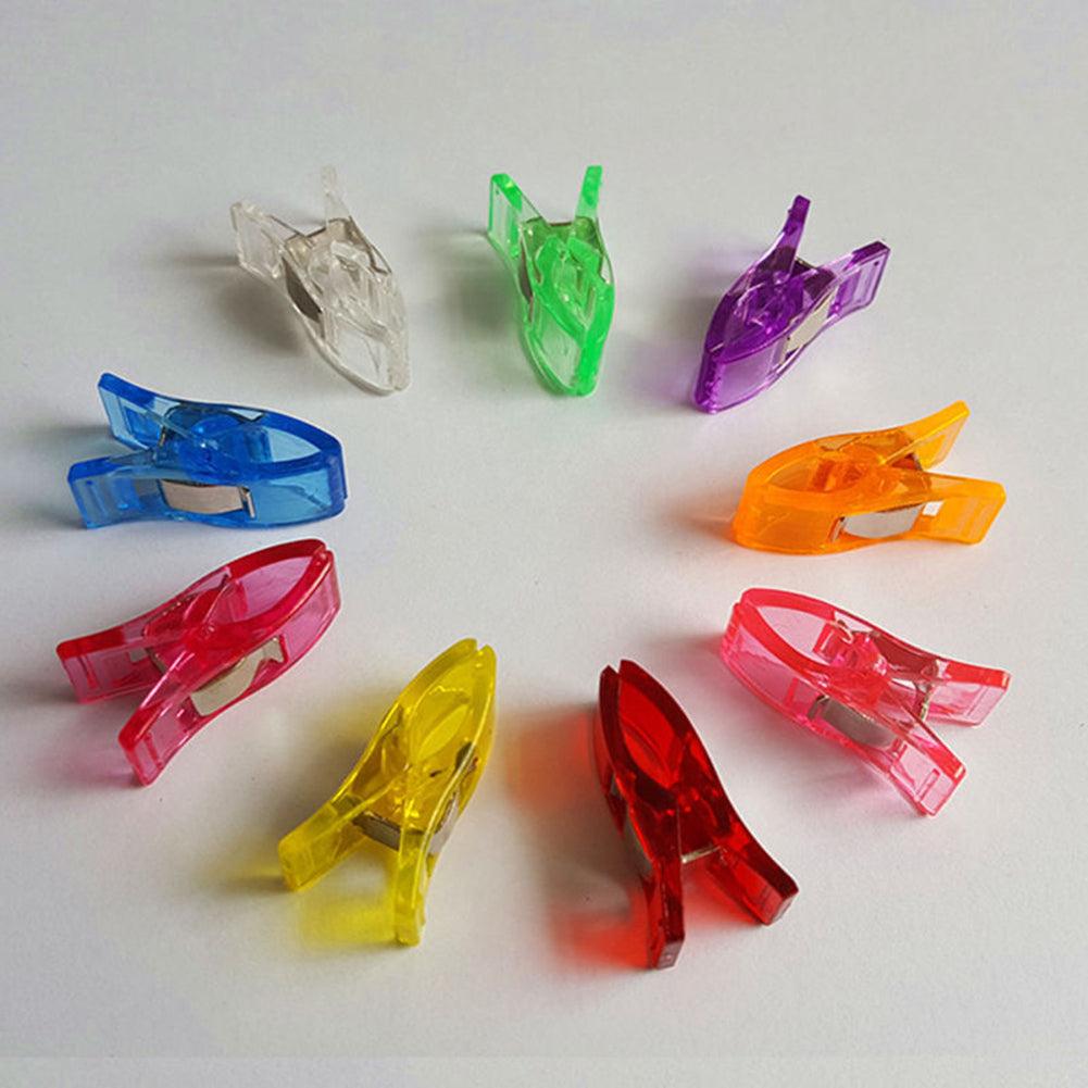 20 Pcs Plastic Quilter Holding Wonder Sewing Quilt Binding Clips Accessories