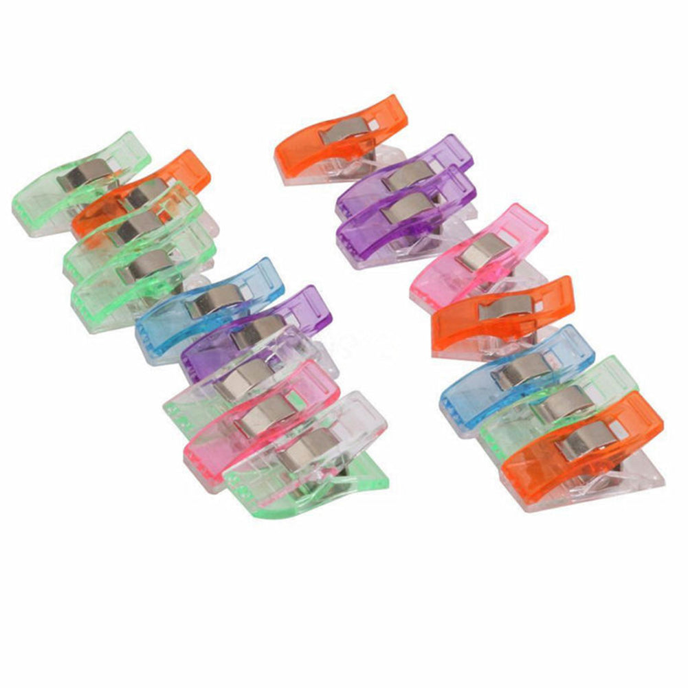 20 Pcs Plastic Quilter Holding Wonder Sewing Quilt Binding Clips Accessories