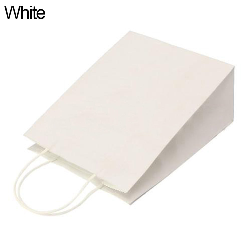 Colored Paper Carry Bag with Handle for Present Wedding Party Birthday Gift