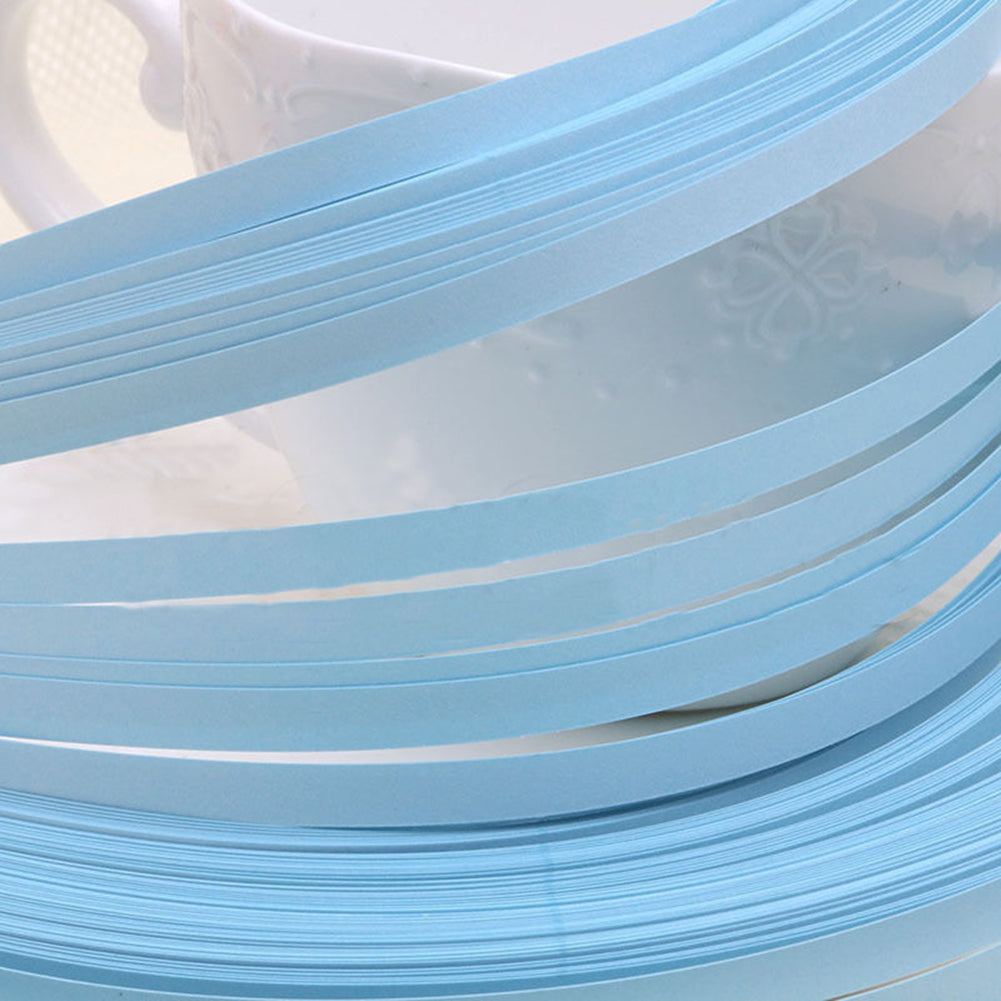 Handmade 120 Stripes 5mm Width Quilling Origami Paper Pure Colour DIY Tool Gift