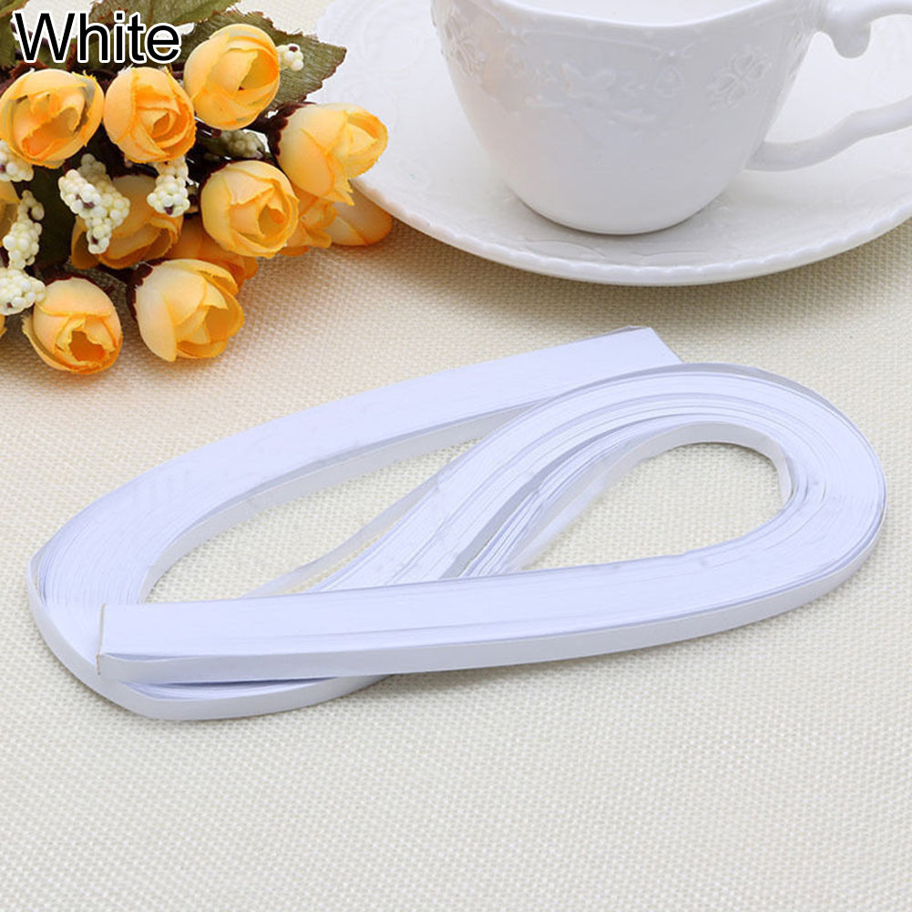Handmade 120 Stripes 5mm Width Quilling Origami Paper Pure Colour DIY Tool Gift